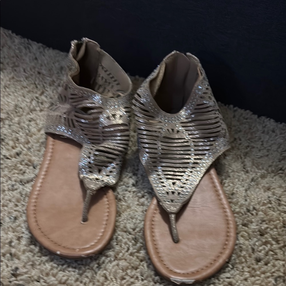 Women's Rose Gold Sandals